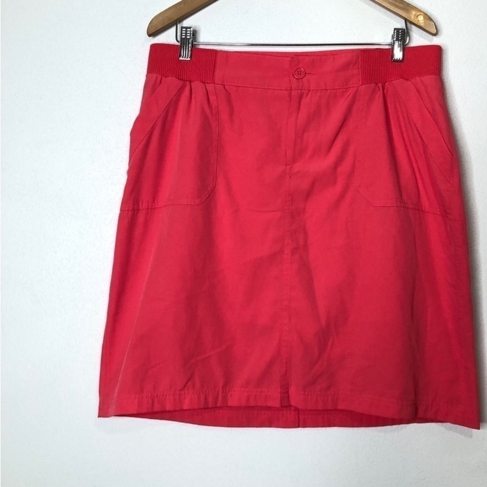 CJ Banks Bold Red Mini Skirt